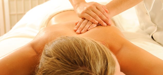 image of woman receiving a massage