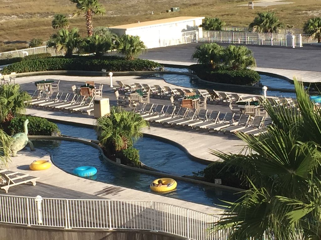 View of River Pool from Balcony
