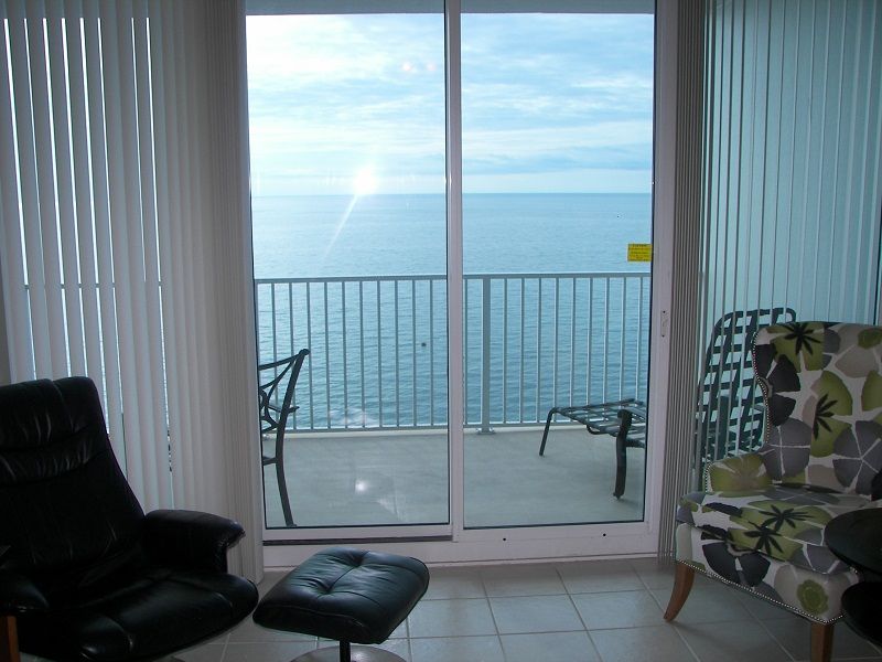 View of Gulf of Mexico from Livingroom
