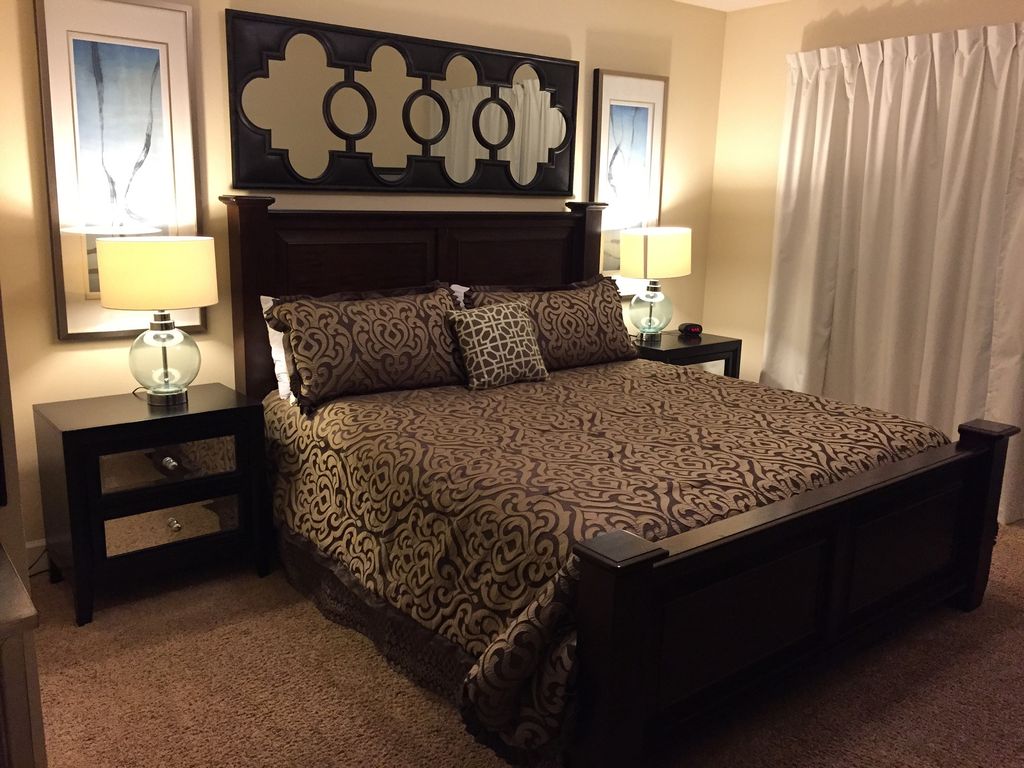Master Bedroom with King Bed, Private bath, and walkin closet