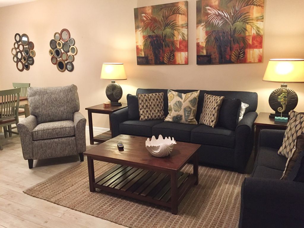 Gulf Front livingroom at Phoenix X