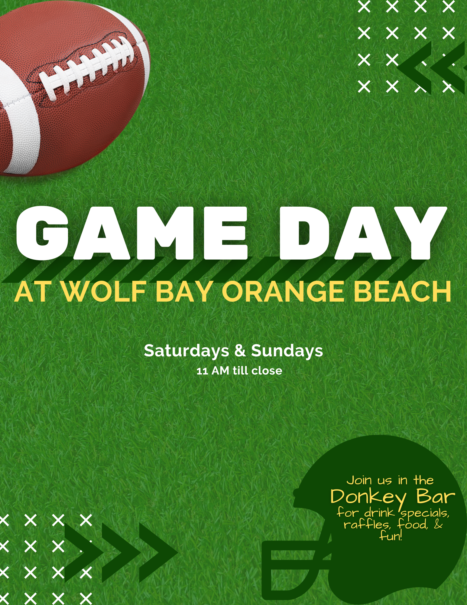 Game Day at Wolf Bay Orange Beach