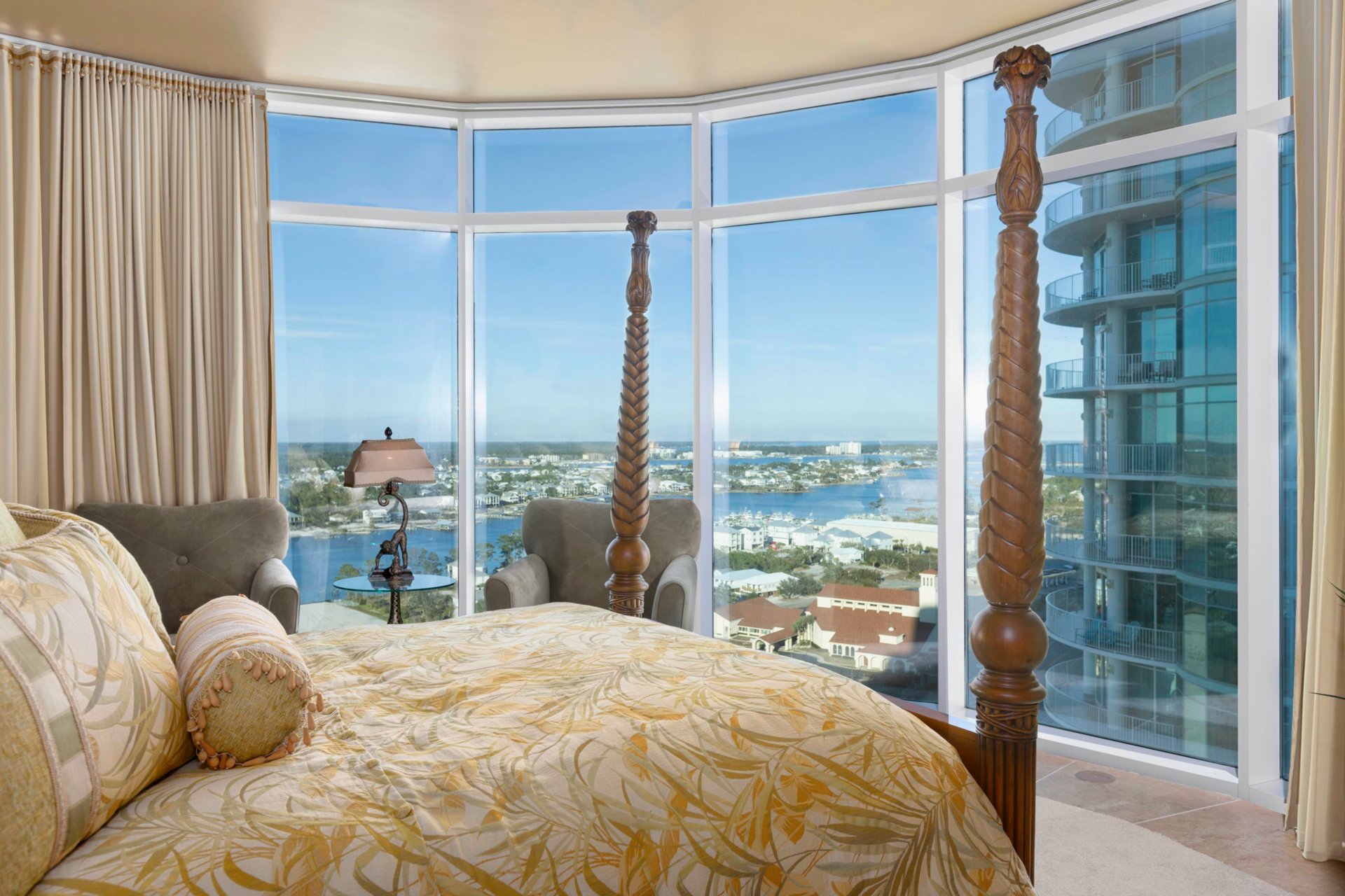 Guest Bedroom with Waterview