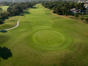 Aerial view of Long Marsh course