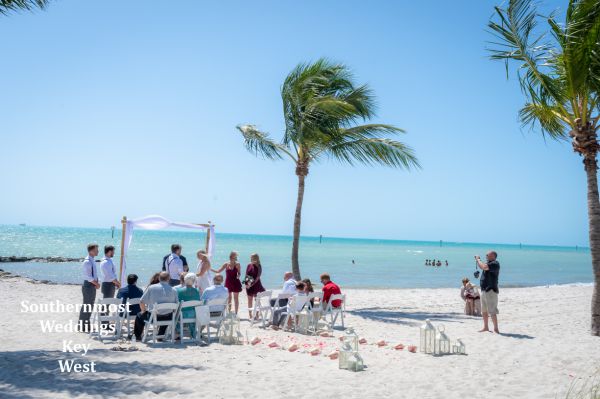 Smathers Beach Weddings by Southernmost Weddings Key West