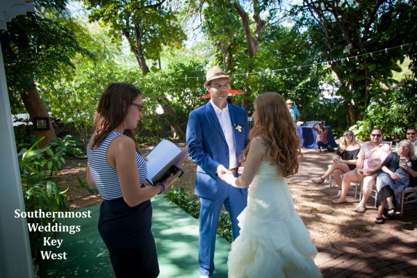 Hemingway's 6 Toed Cat Elopement Package $995.00 by Southernmost Weddings Key West