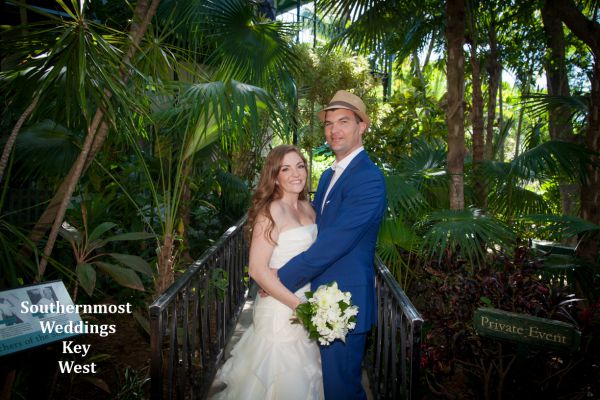 Hemingway's Tropical Garden Wedding Package by Southernmost Weddings Key West