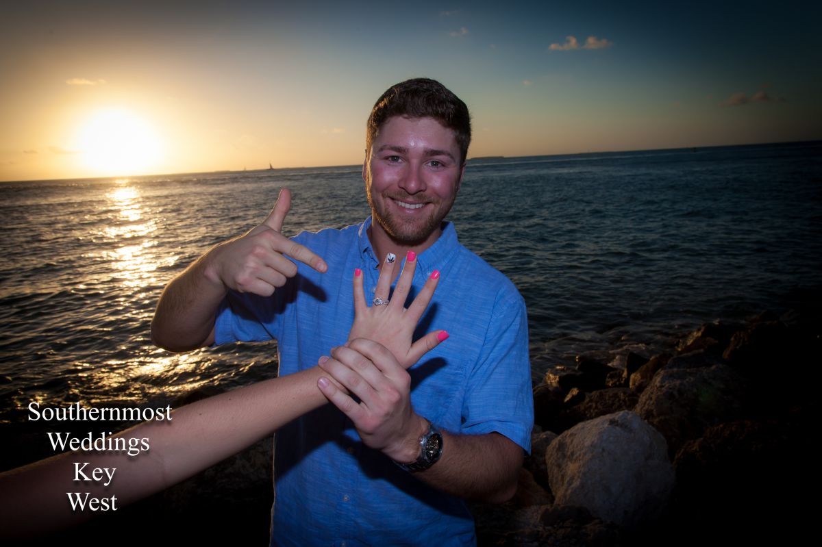 Surprise Engagement at Bahia Honda by Southernmost Weddings Key West