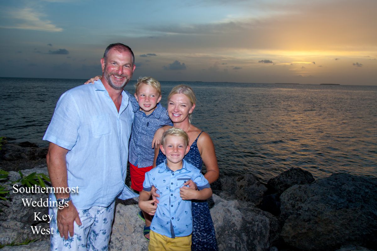 Family Photo Session by Southernmost Weddings Key West