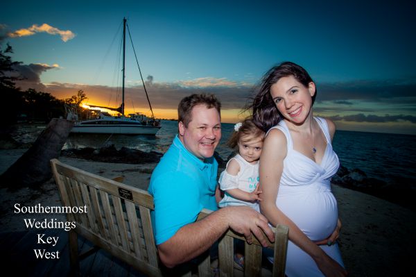 Family Portraits at Sunset by Southernmost Weddings Key West