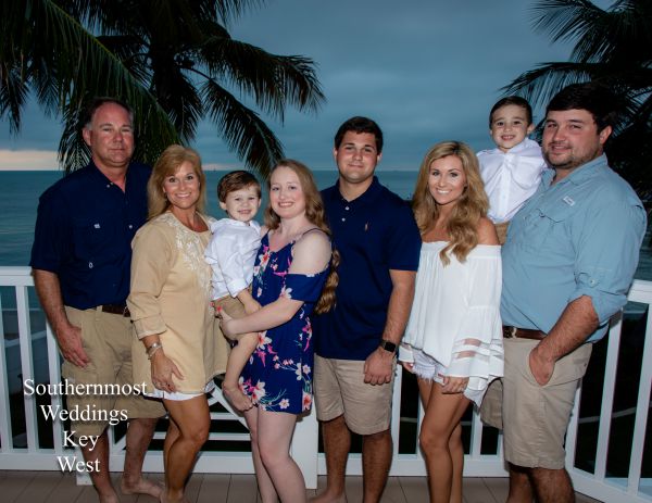 Family Photos at the Southernmost Beach Resort by Southernmost Weddings Key West