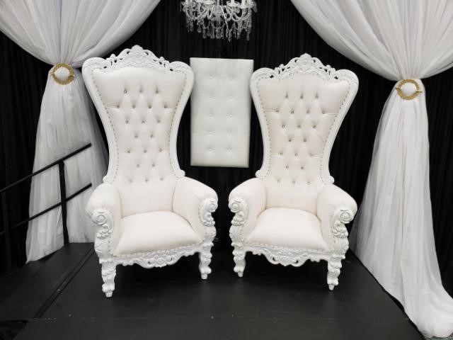 White Throne Chairs