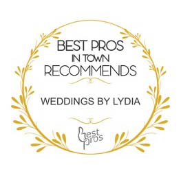 Best Pros In Town Recommends Weddings by Lydia