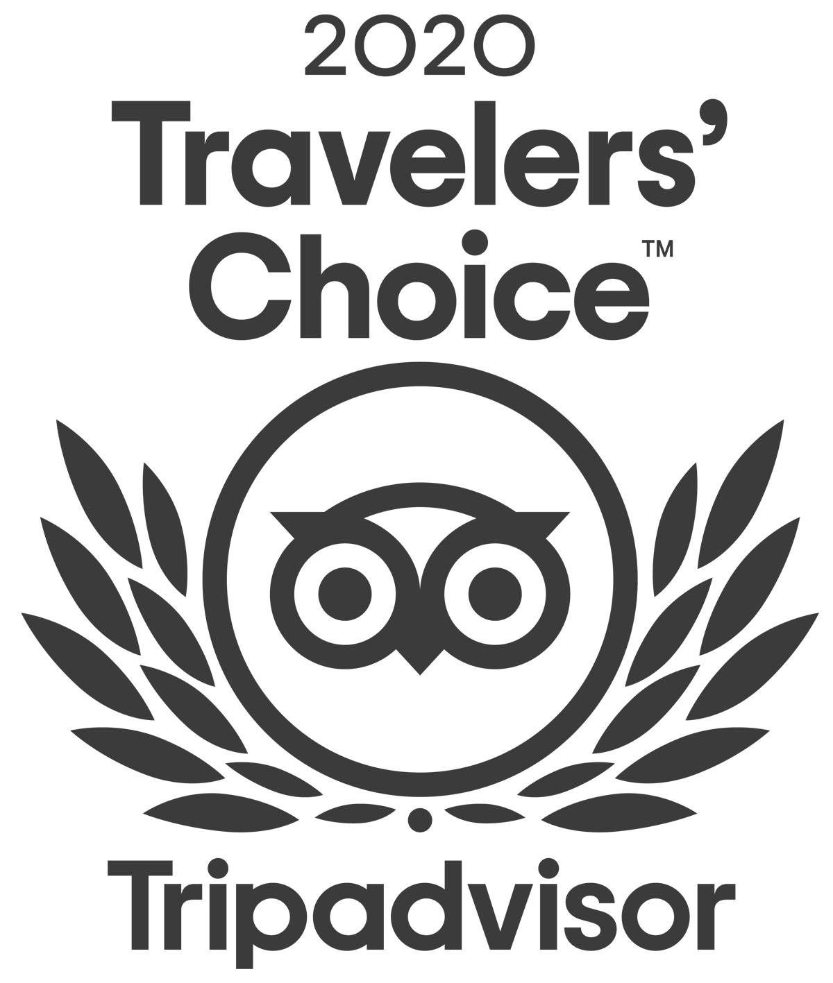 Trip Advisor  Traveler's Choice Award 2020