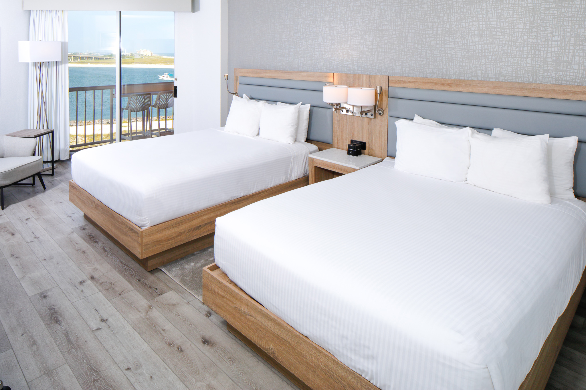 Perdido Beach Pass View Room featuring two Queen beds