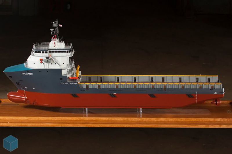 Tidewater ship model