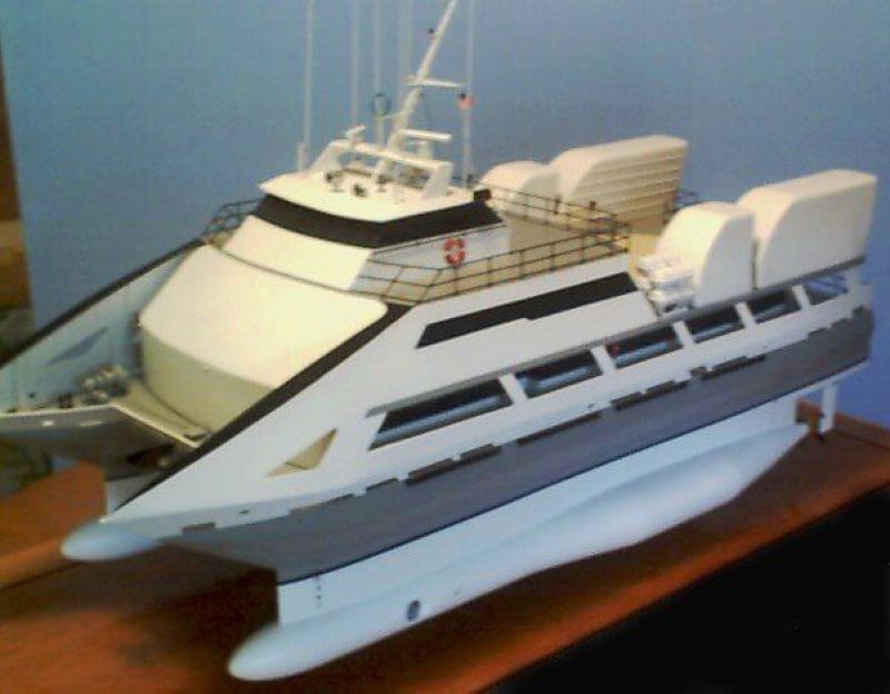 Sport Fisher yacht model