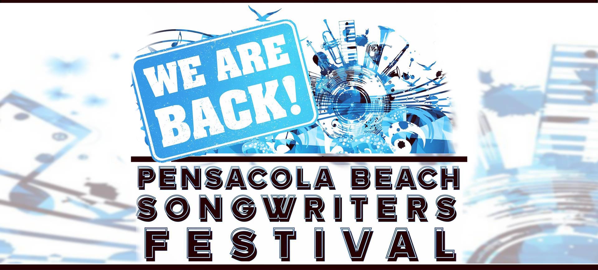 Pensacola Beach songwriters logo