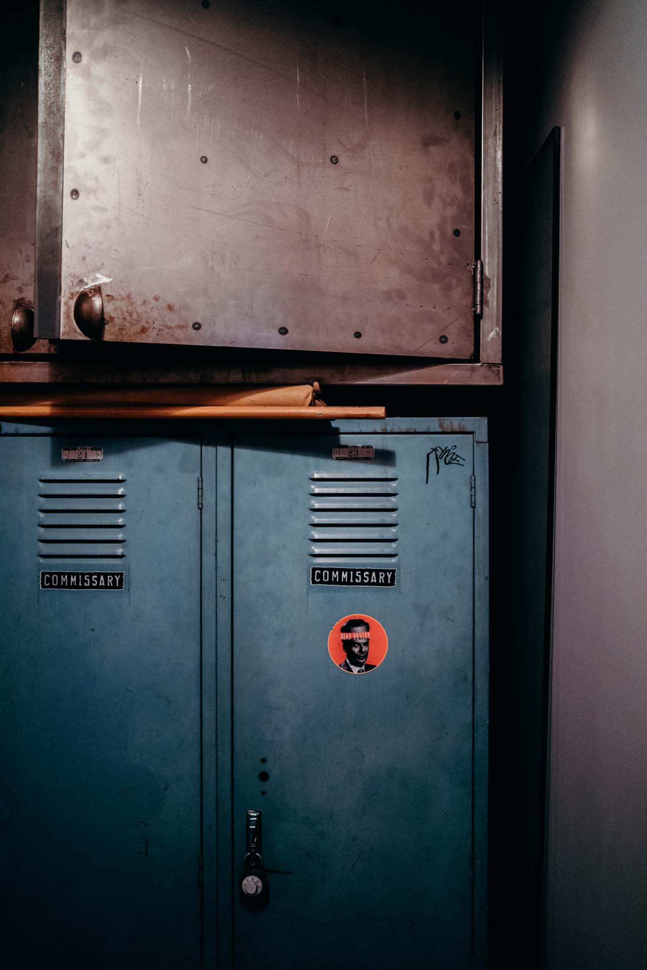 Lockers in the West Hollywood Coffee Commissary location