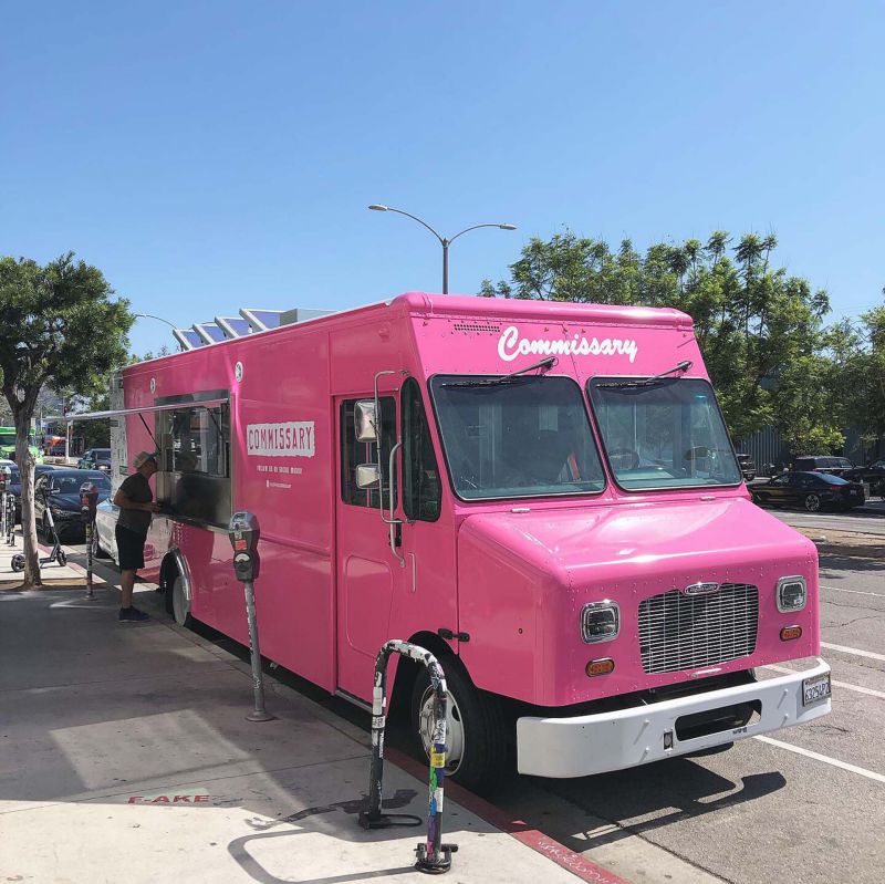 Coffee Commissary Pink Food Truck