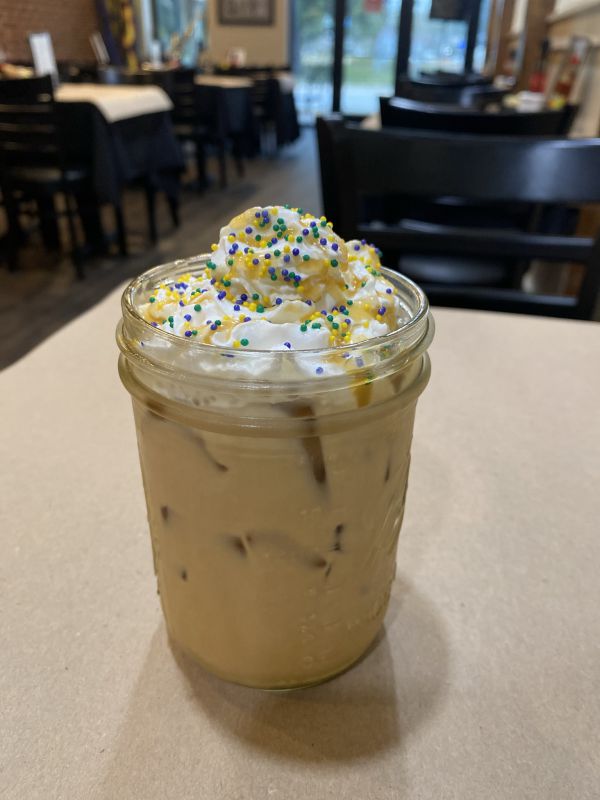 Iced Coffee with Sprinkles