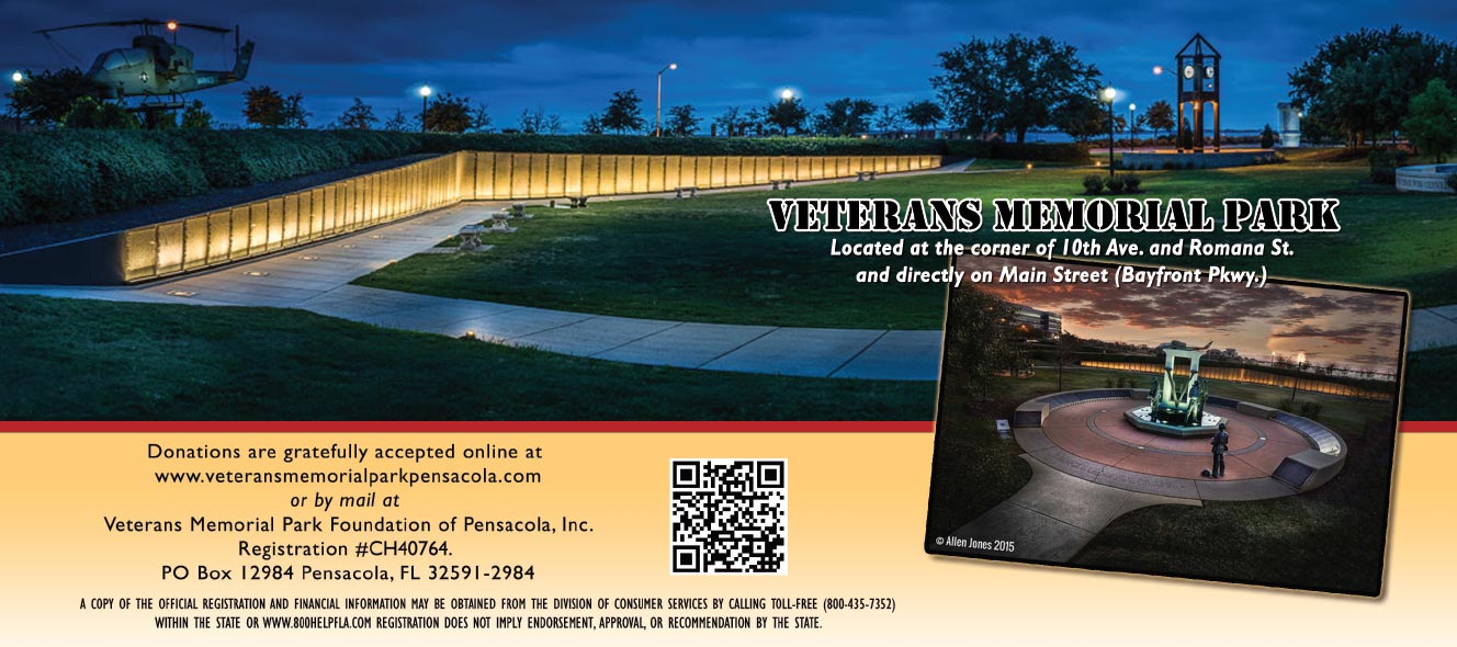 Wall South, Veteran Memorial Park Pensacola