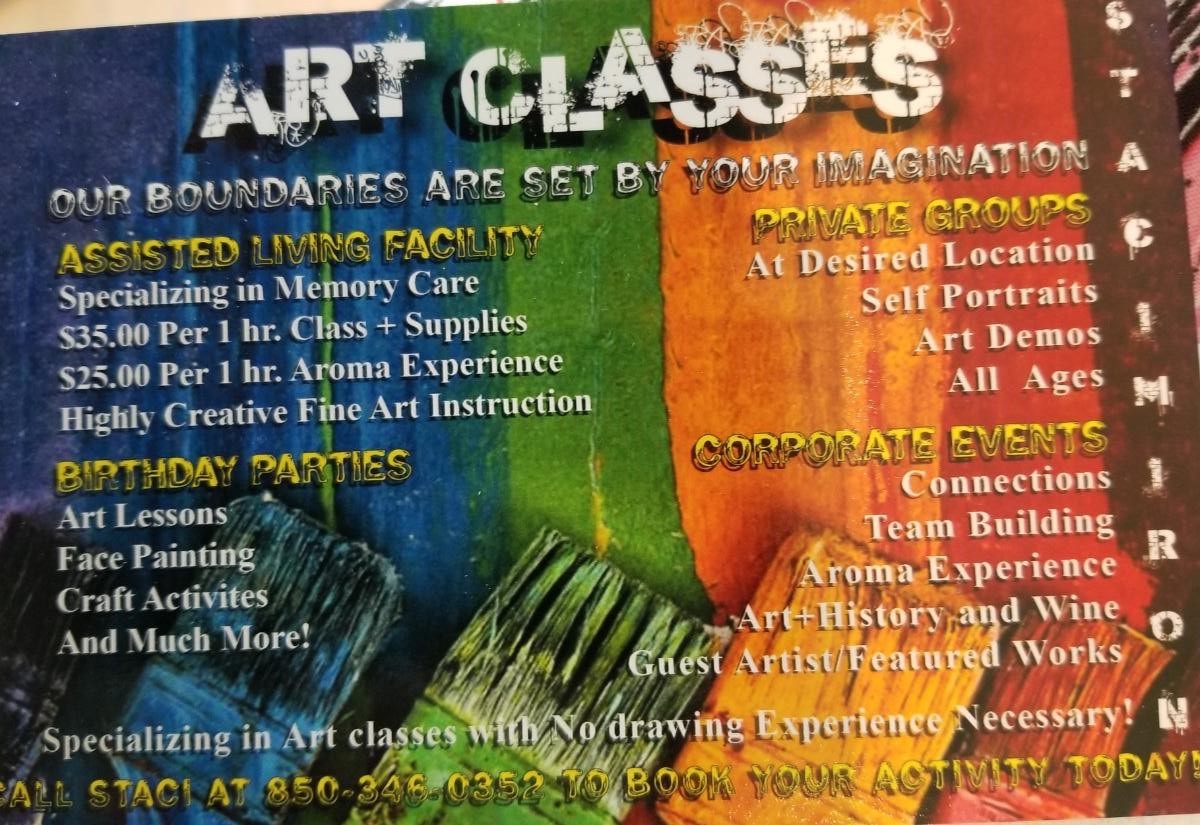Art Classes poster