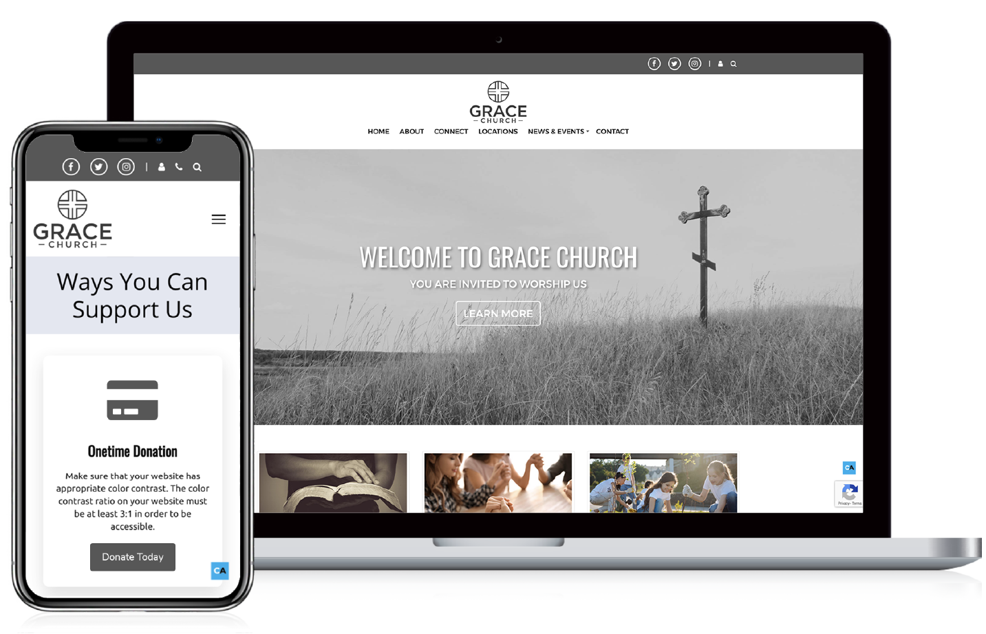 Grace Church Website Theme