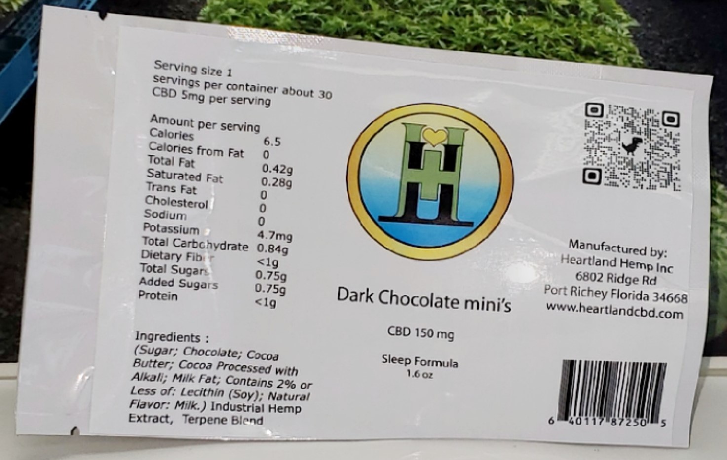 Dark Chocolate Mini Hearts Sleep Formula