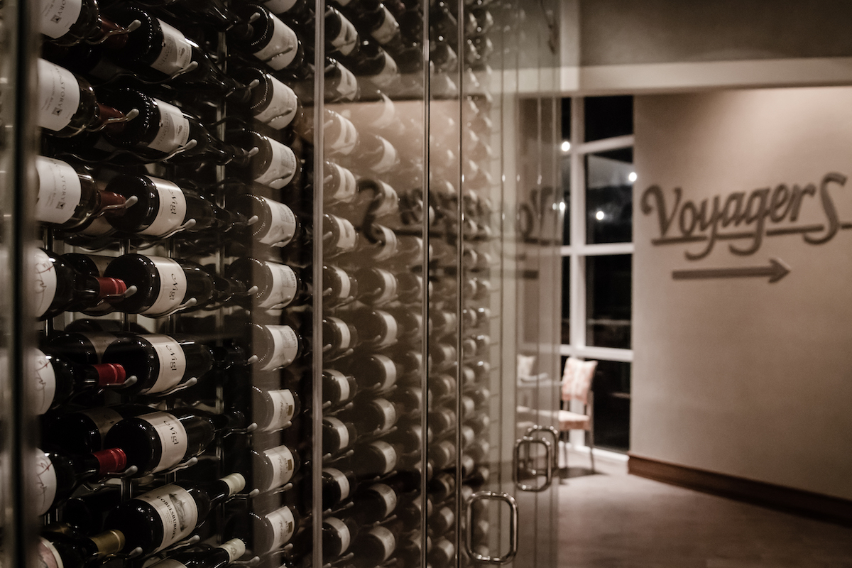 Voyagers Wine Wall