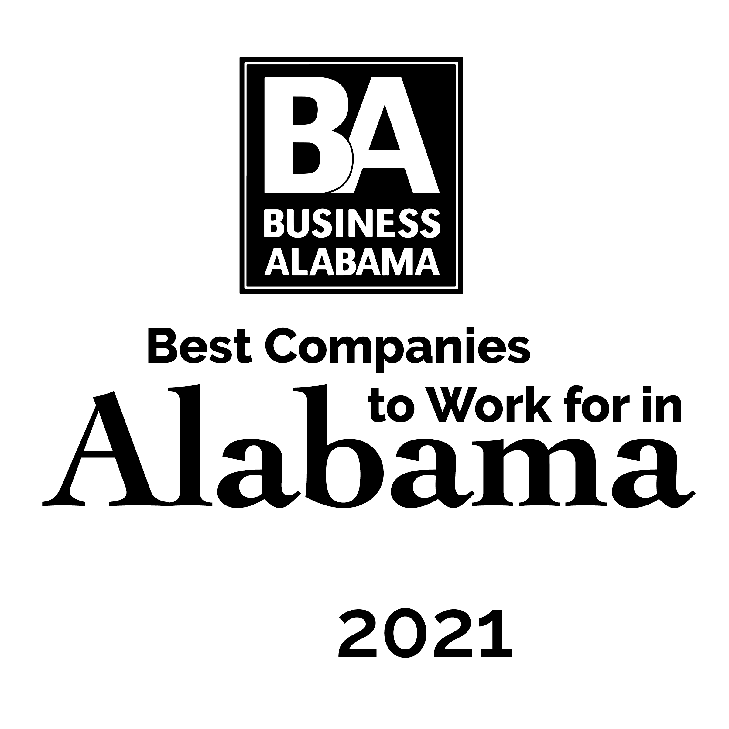 Best Companies to work for in Alabama award 2021