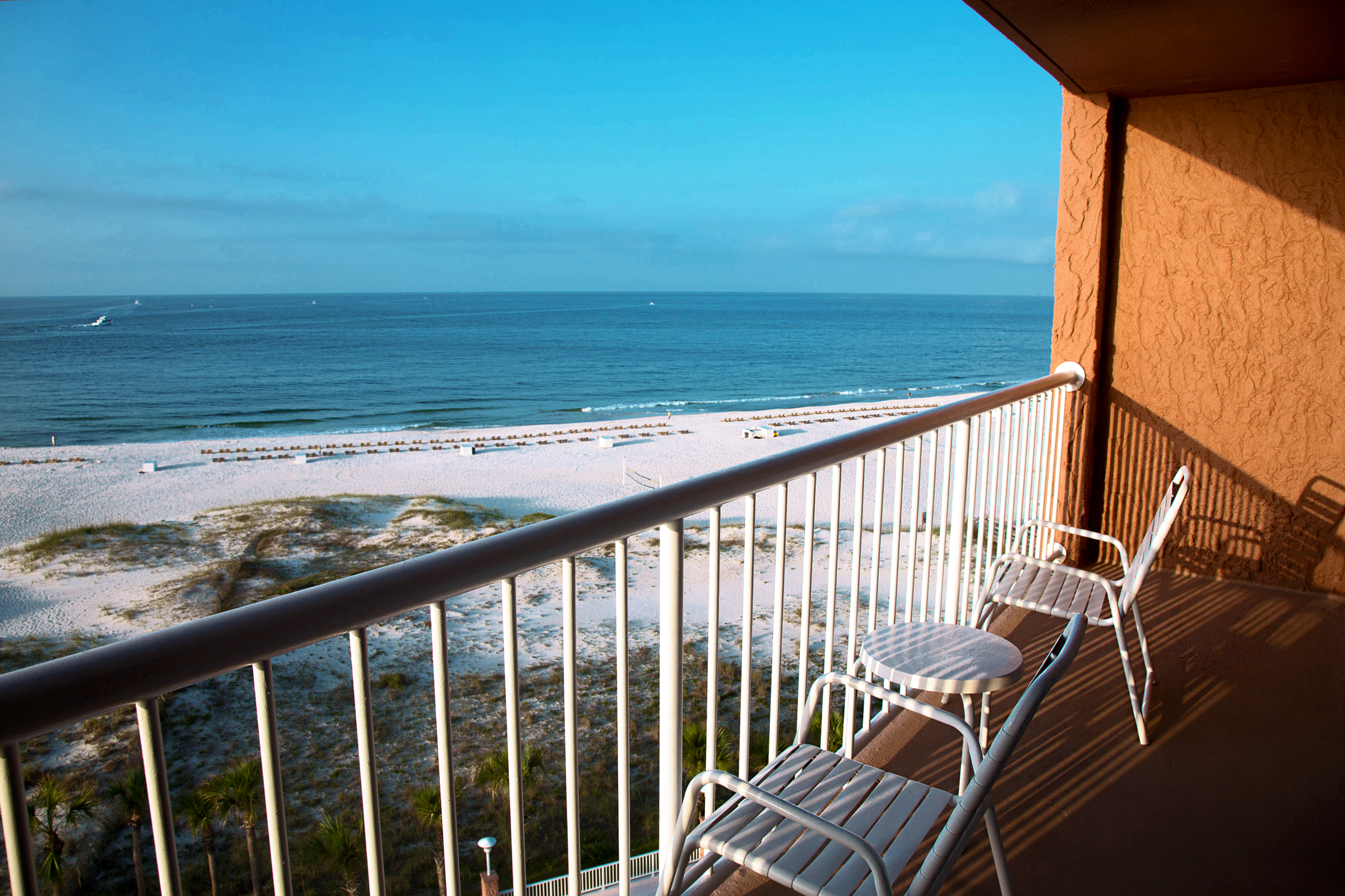 Perdido Beach Gulf View Room featuring balcony view of beach