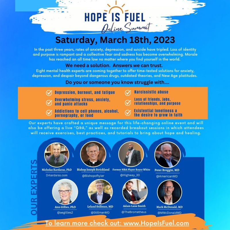 Hope is Fuel Seminar Flyer